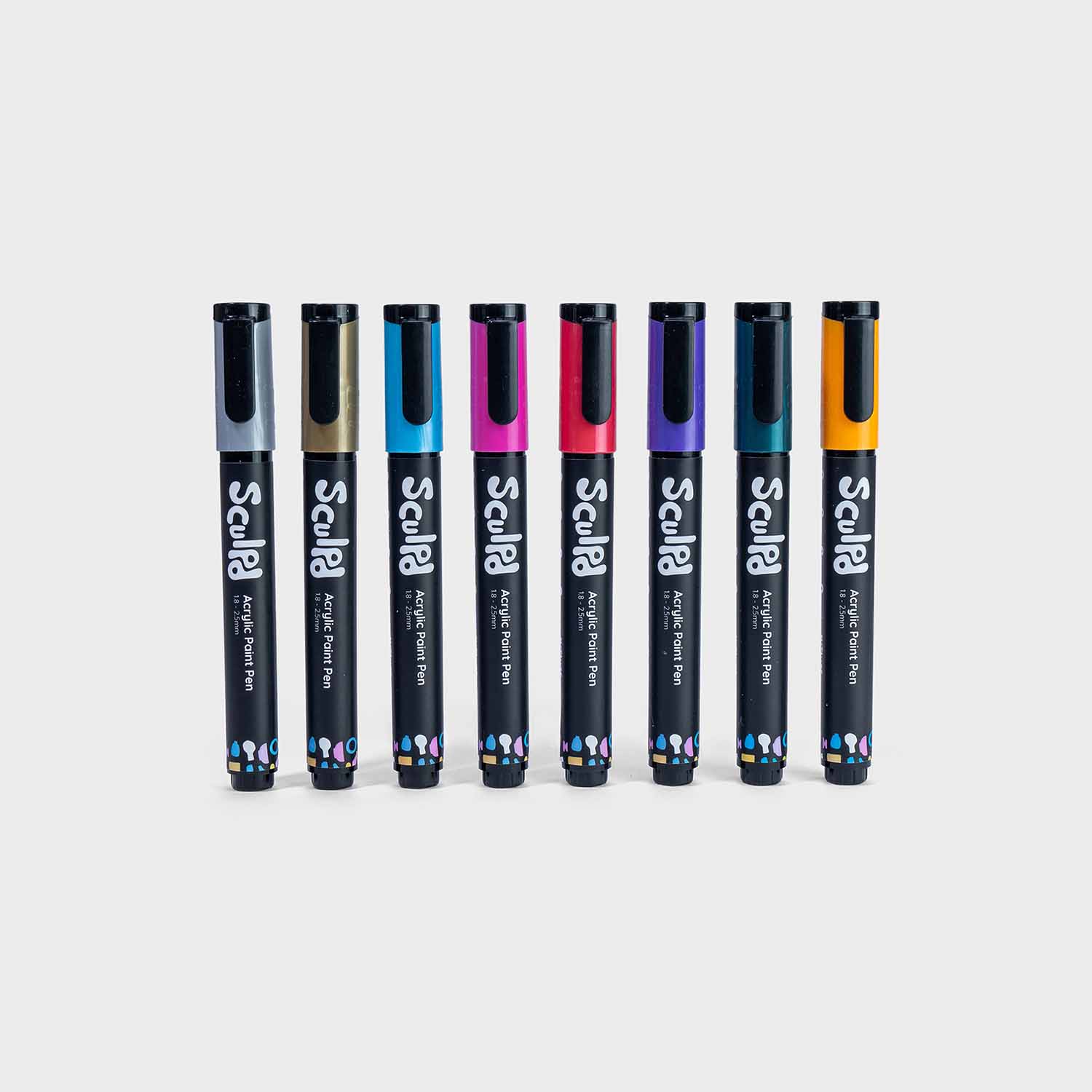 Acrylic Paint Pens - 8 Packs - Image 9